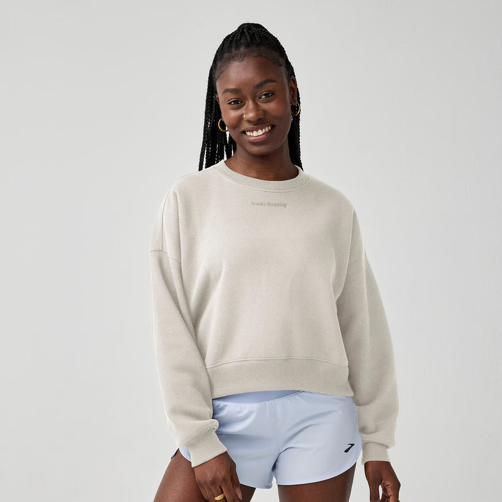 Brooks Movement Cropped Sweatshirt Women's