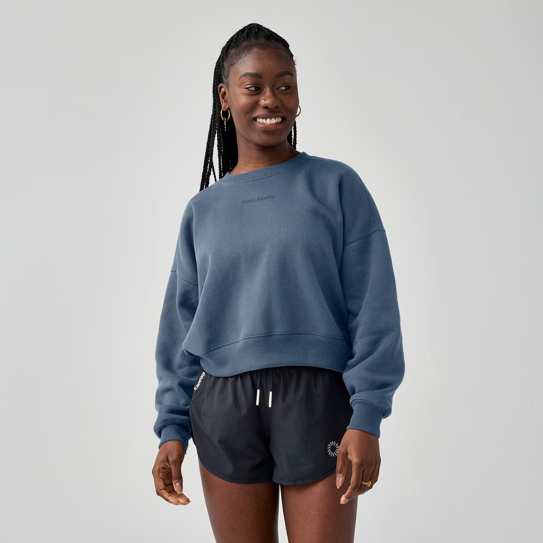 Brooks Movement Cropped Sweatshirt Women's