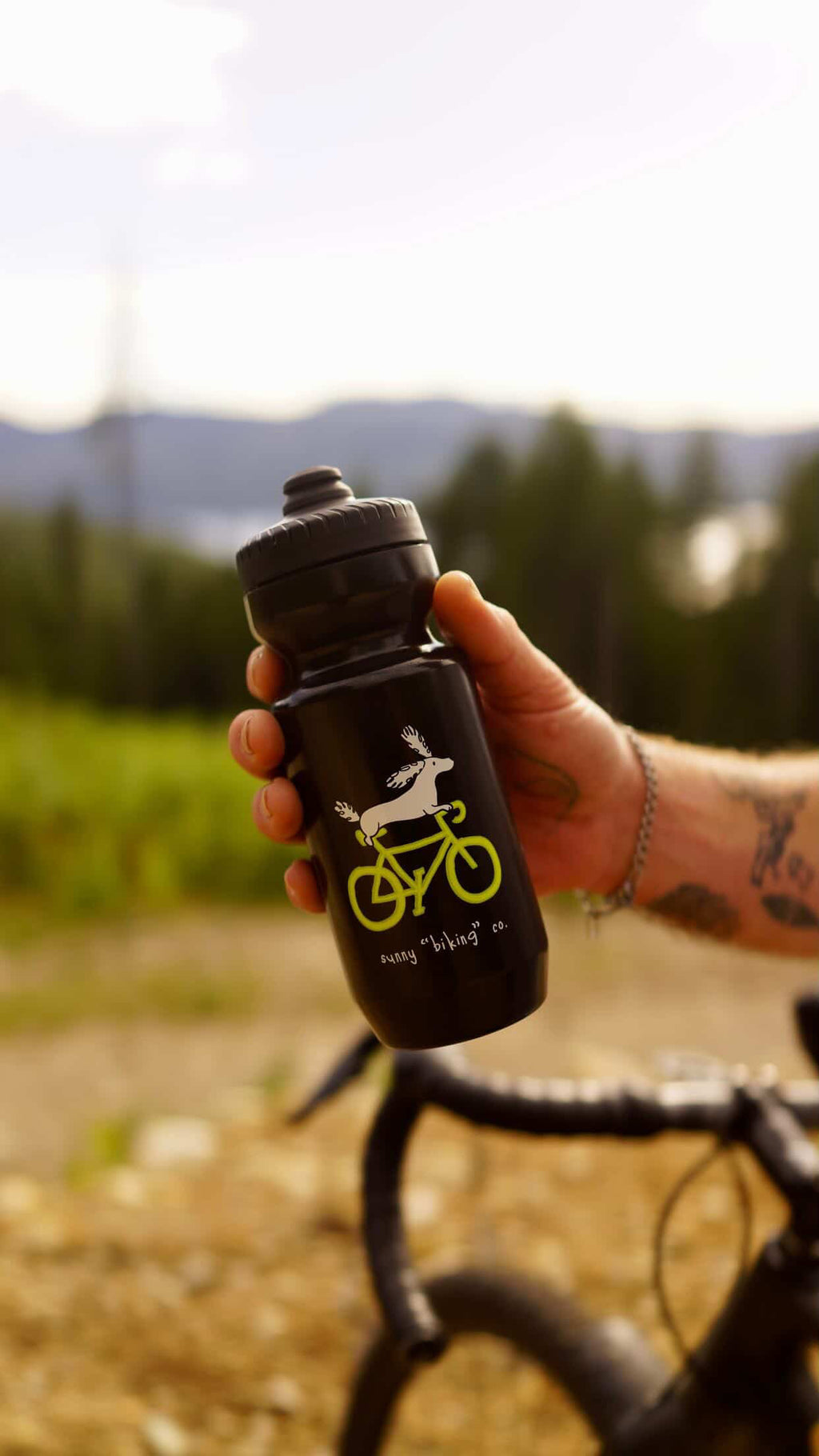 Sunny "Biking" Co. Water Bottle