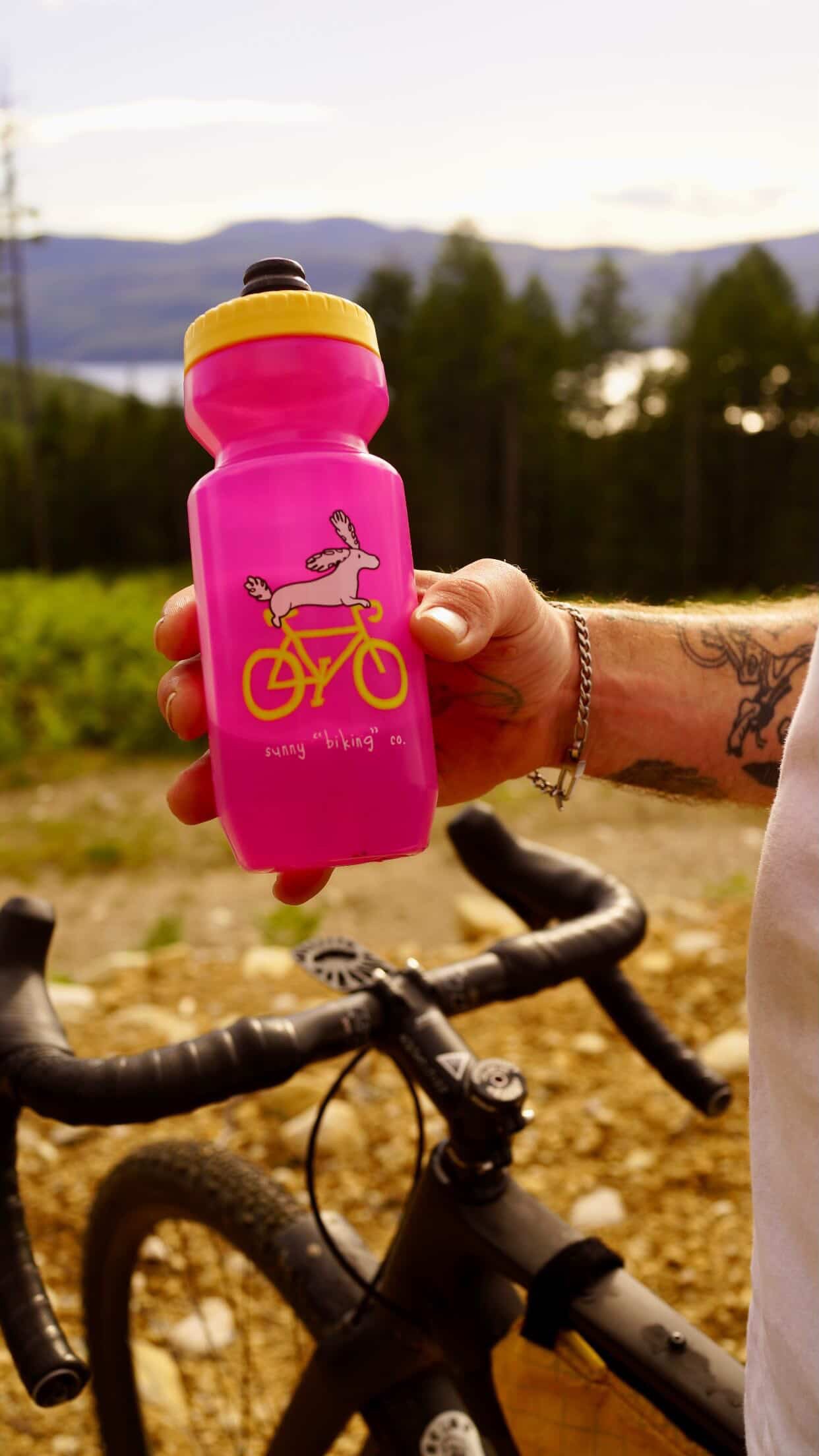 Sunny "Biking" Co. Water Bottle
