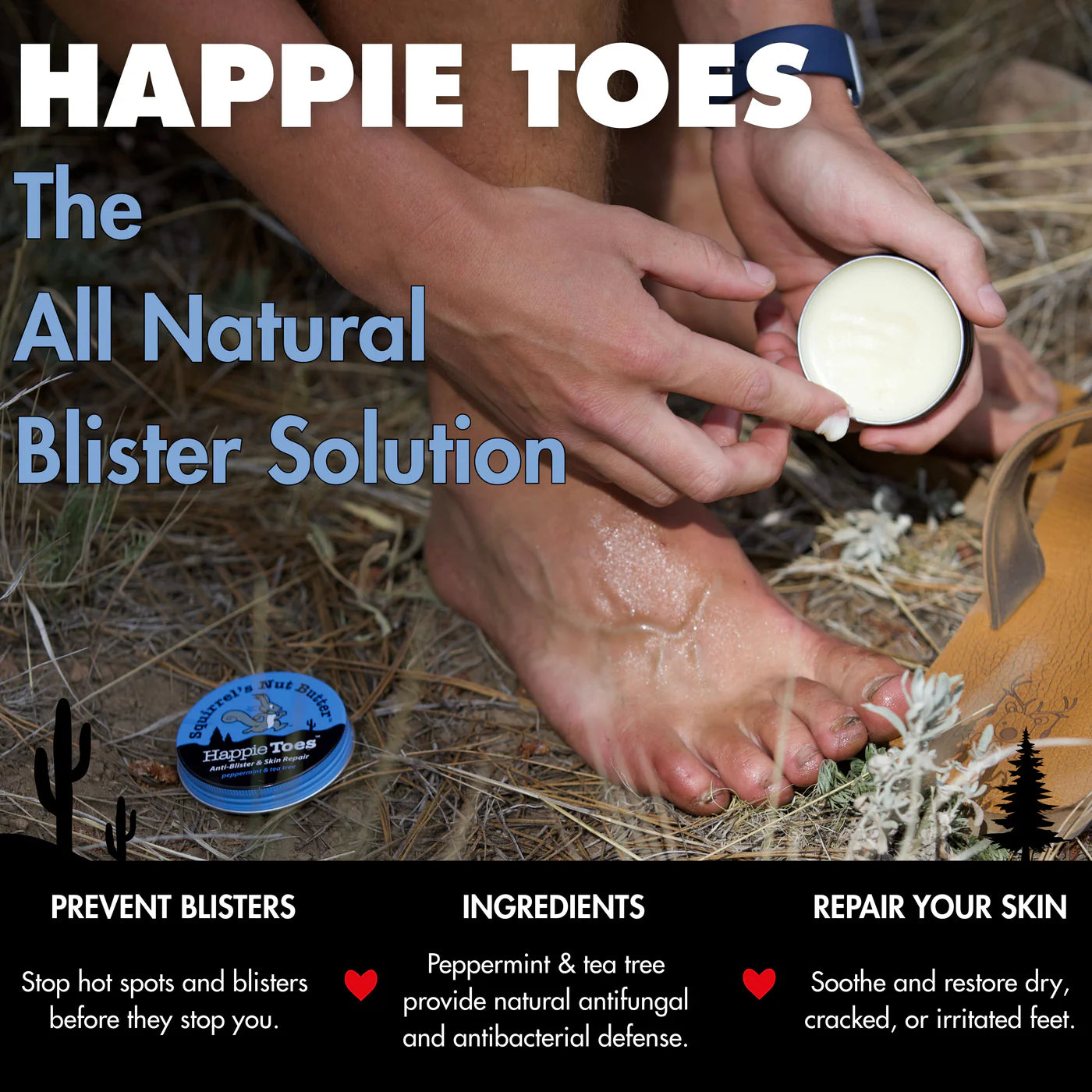 Squirrel's Nut Butter Happie Toes