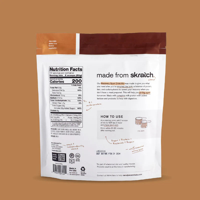 Skratch Recovery Sport Drink Mix